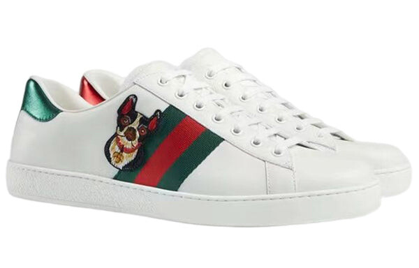 Кроссовки ace 'year of the dog' Gucci, белый — фото 3