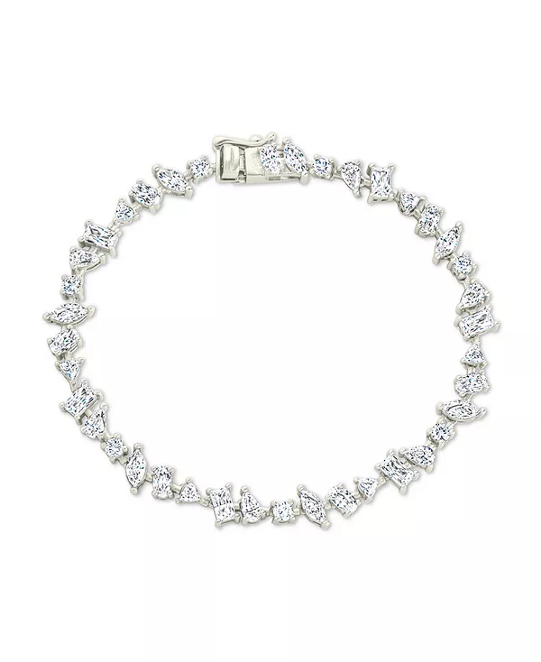 

Теннисный браслет Эллери с кубическим цирконием Sterling Forever, silver