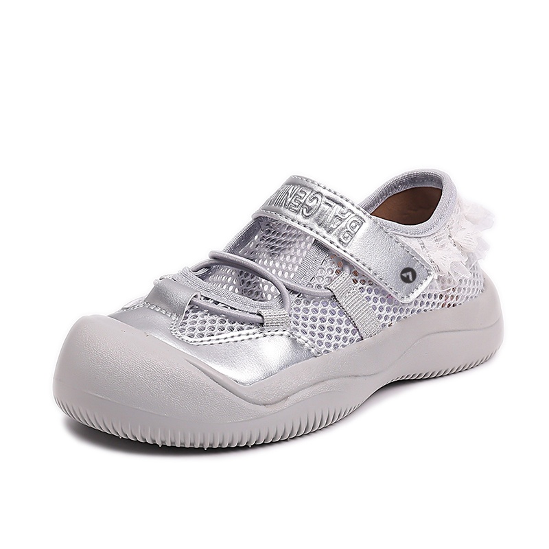 

Противоскользящие, легкие, амортизирующие, повседневные кроссовки для детей TROADLOP, серебряный