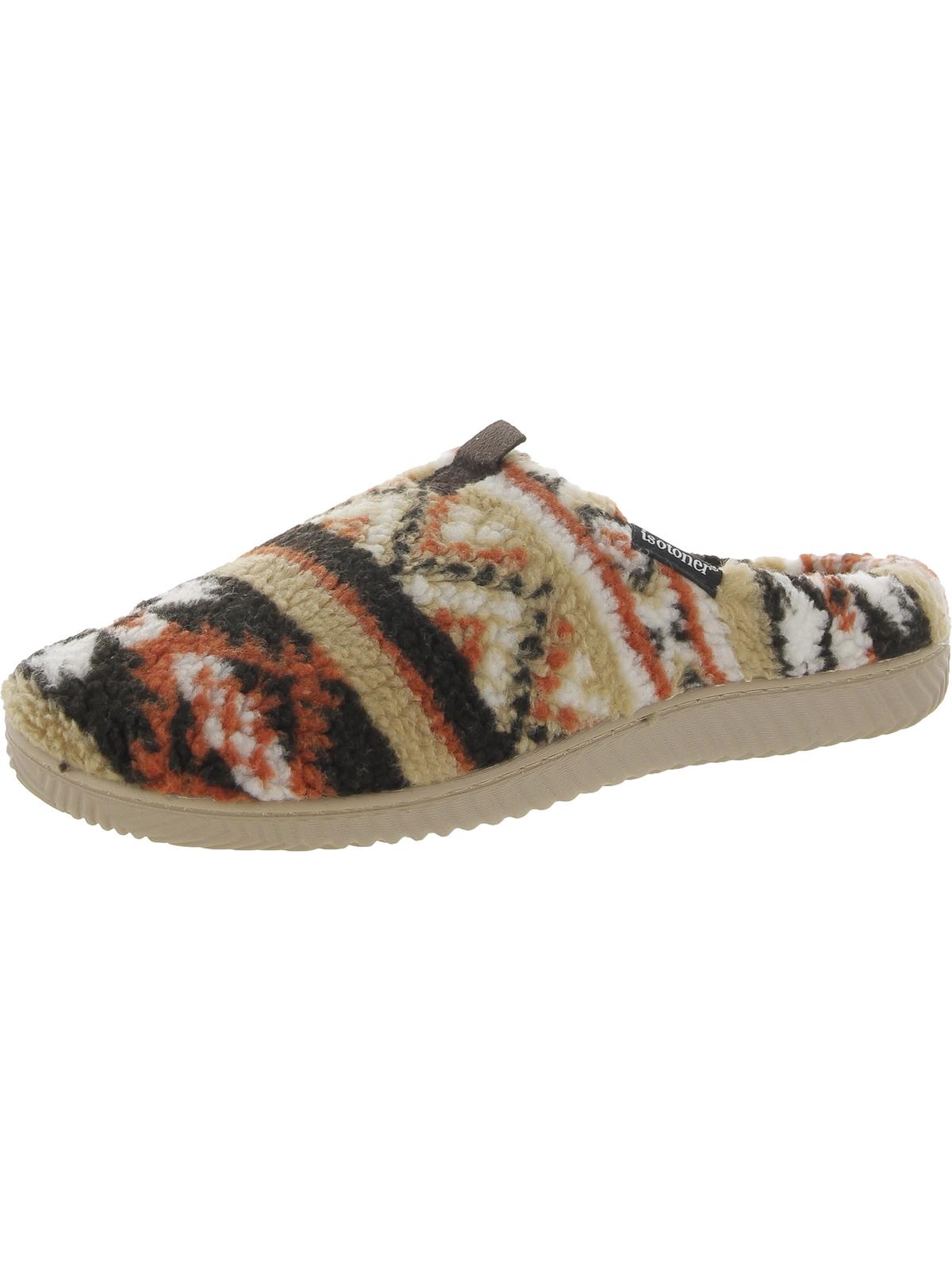 

Мужские флисовые тапочки Fairisle Scuff Isotoner, цвет dark chocolate