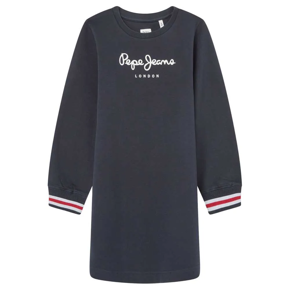 

Платье Pepe Jeans Tori long sleeve midi, синий