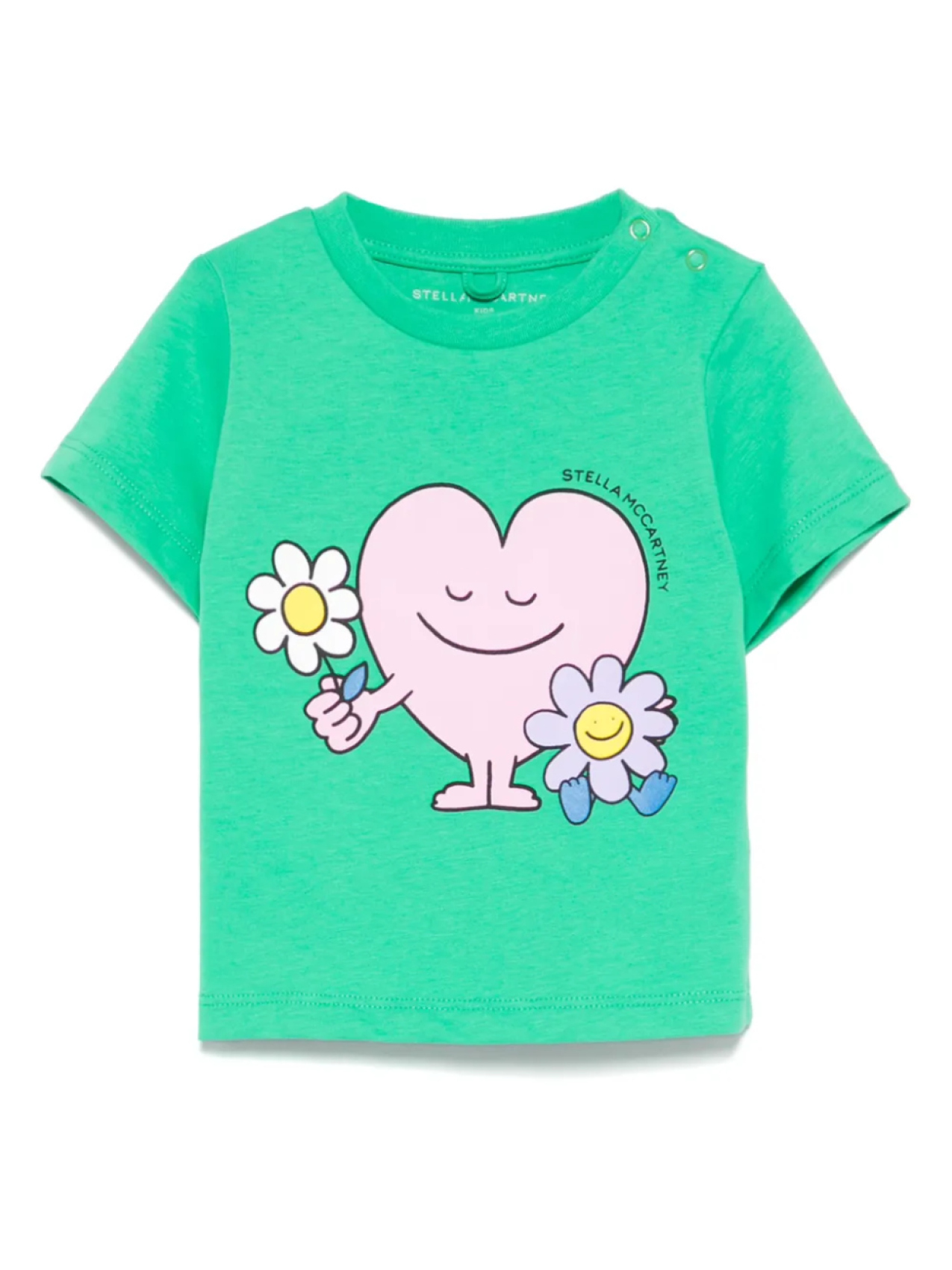 

Футболка с графическим принтом Stella McCartney Kids, зеленый