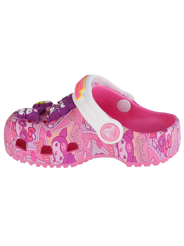 Классические сабо Crocs Hello Kitty and Friends розового цвета — фото 2