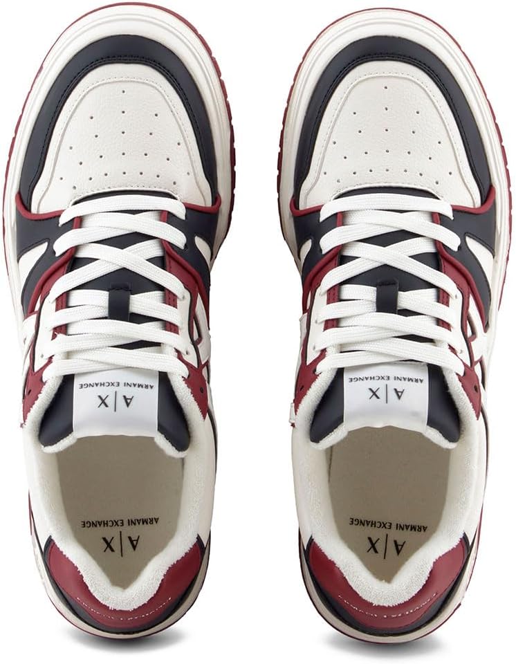 Мужские кроссовки Armani Exchange Basket, темно-синий — фото 4