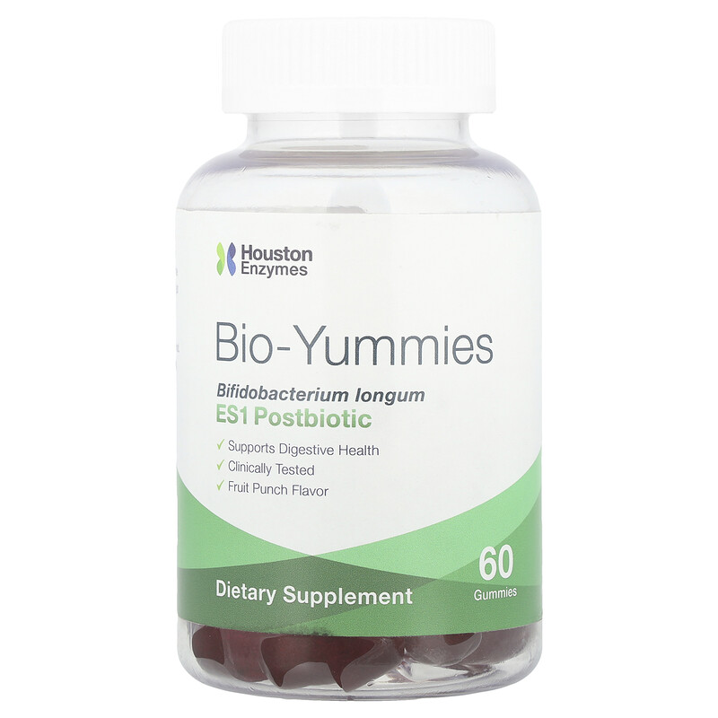 

Houston Enzymes, Bio-Yummies, фруктовый пунш, 60 жевательных таблеток