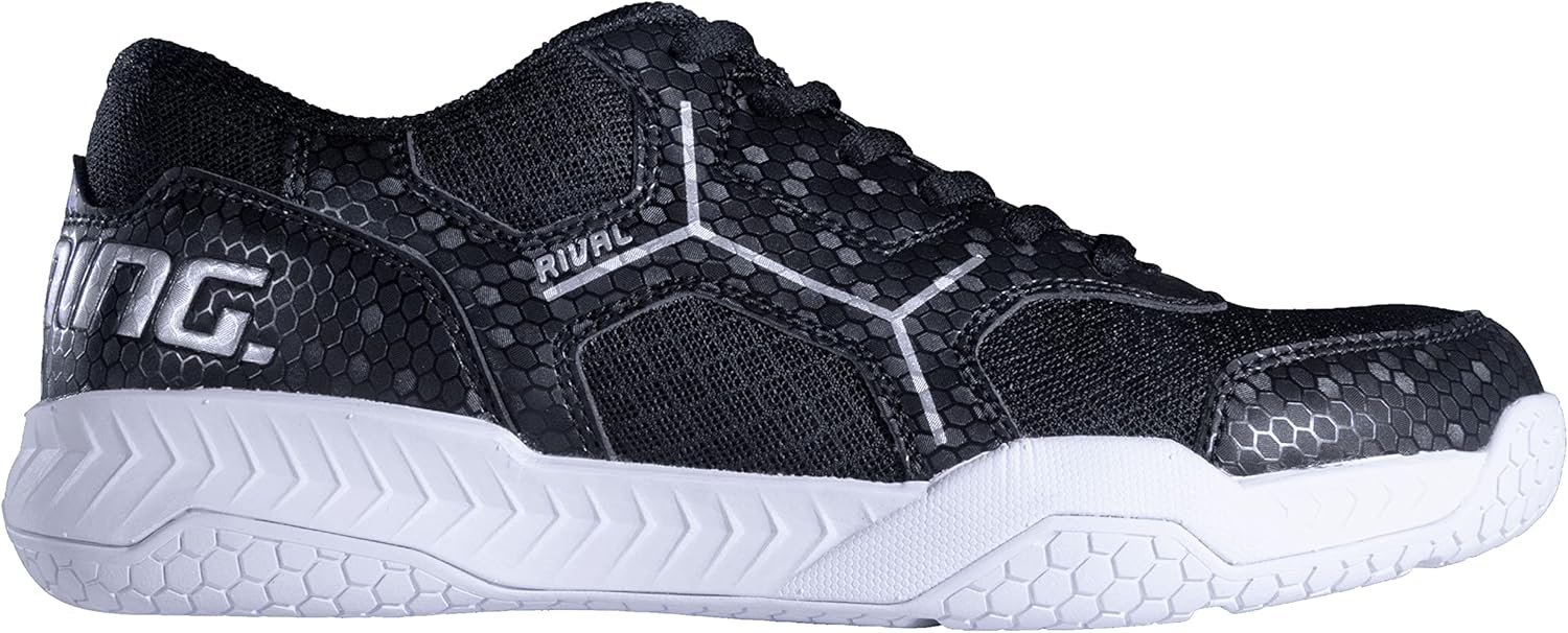 

Мужские кроссовки для сквоша Salming Rival (белый/суперсоник) и черно-белые цвета (сквош, ракетбол, волейбол, флорбол)