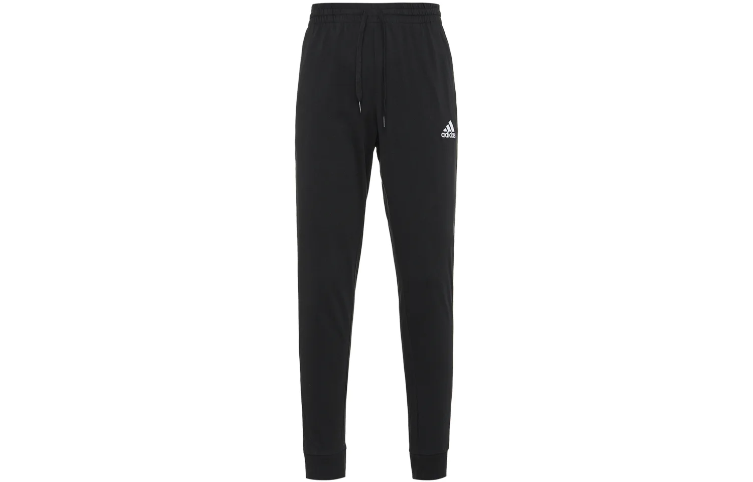 Брюки с зауженными манжетами из джерси Adidas, черный