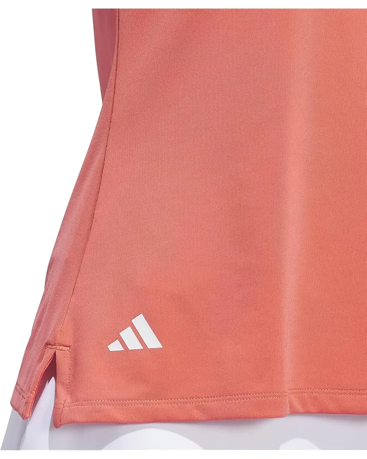 Поло Adidas Golf Ultimate365 Solid Sleeveless Golf Polo Shirt, Preloved Scarlet — фото 4