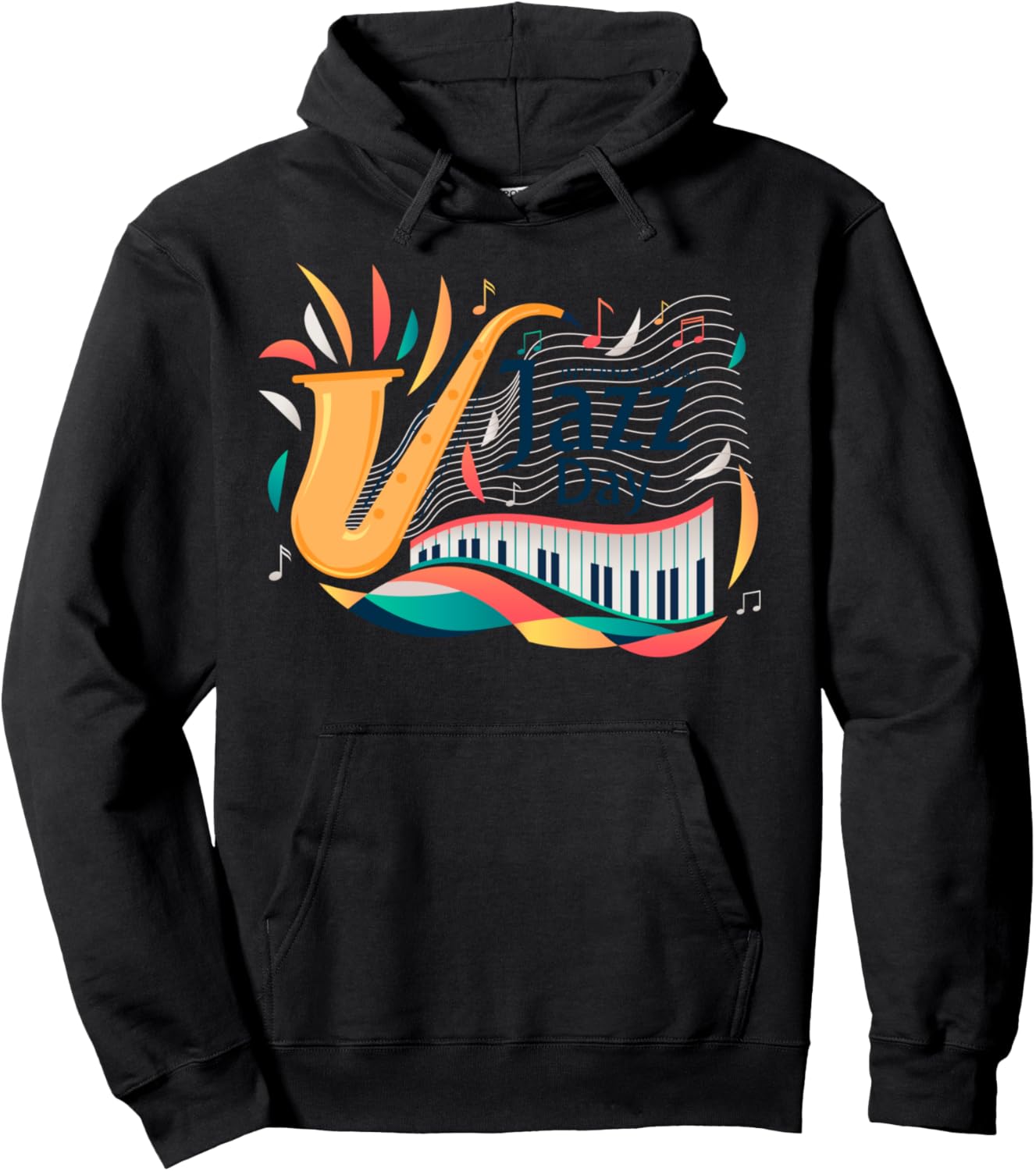 

Худи ко Дню международного джаза International Jazz Day, черный