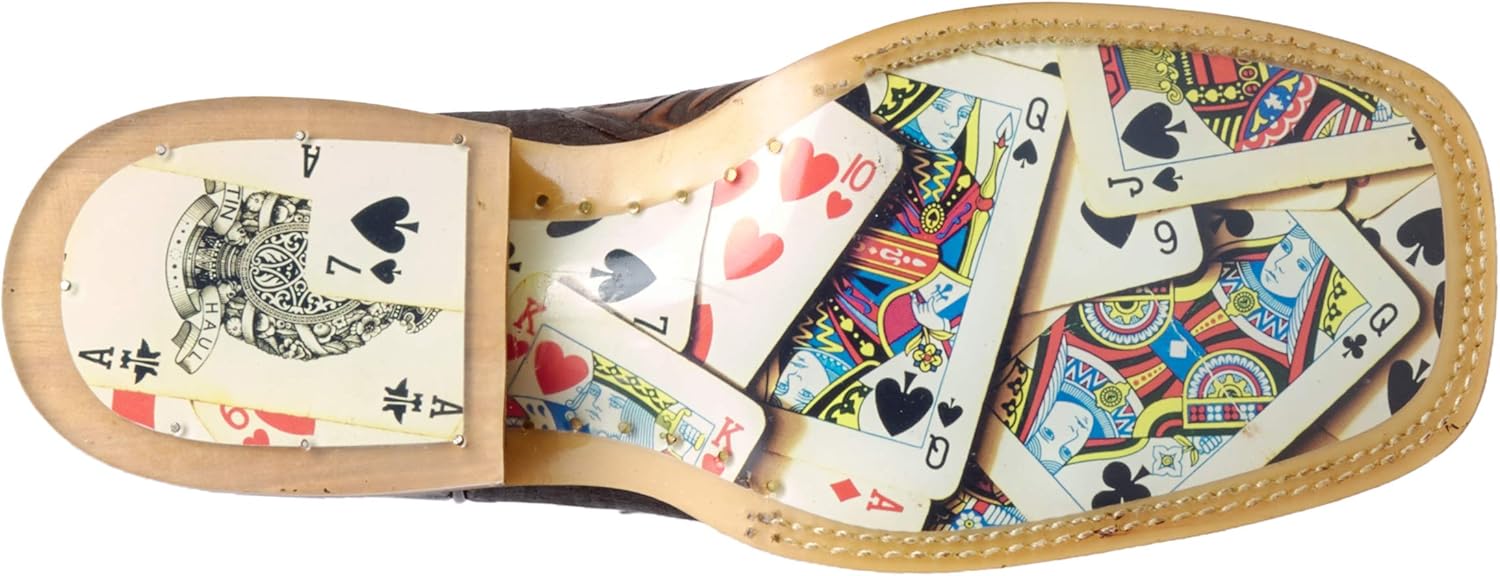 Мужские ботинки Tin Haul The Gambler вестерн, коричневый — фото 4