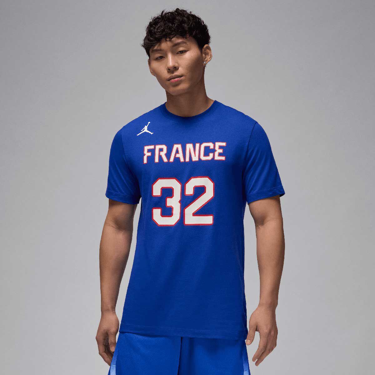 

Футболка France Basketball N&N Victor Wembanyama Nike, цвет Altes Blau