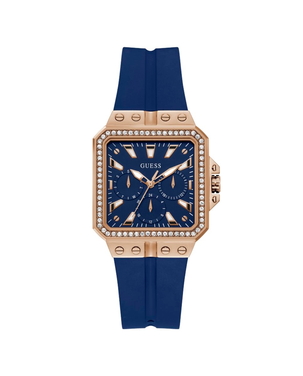 

Силиконовые женские часы Libra GW0618L2 с синим ремешком Guess, синий