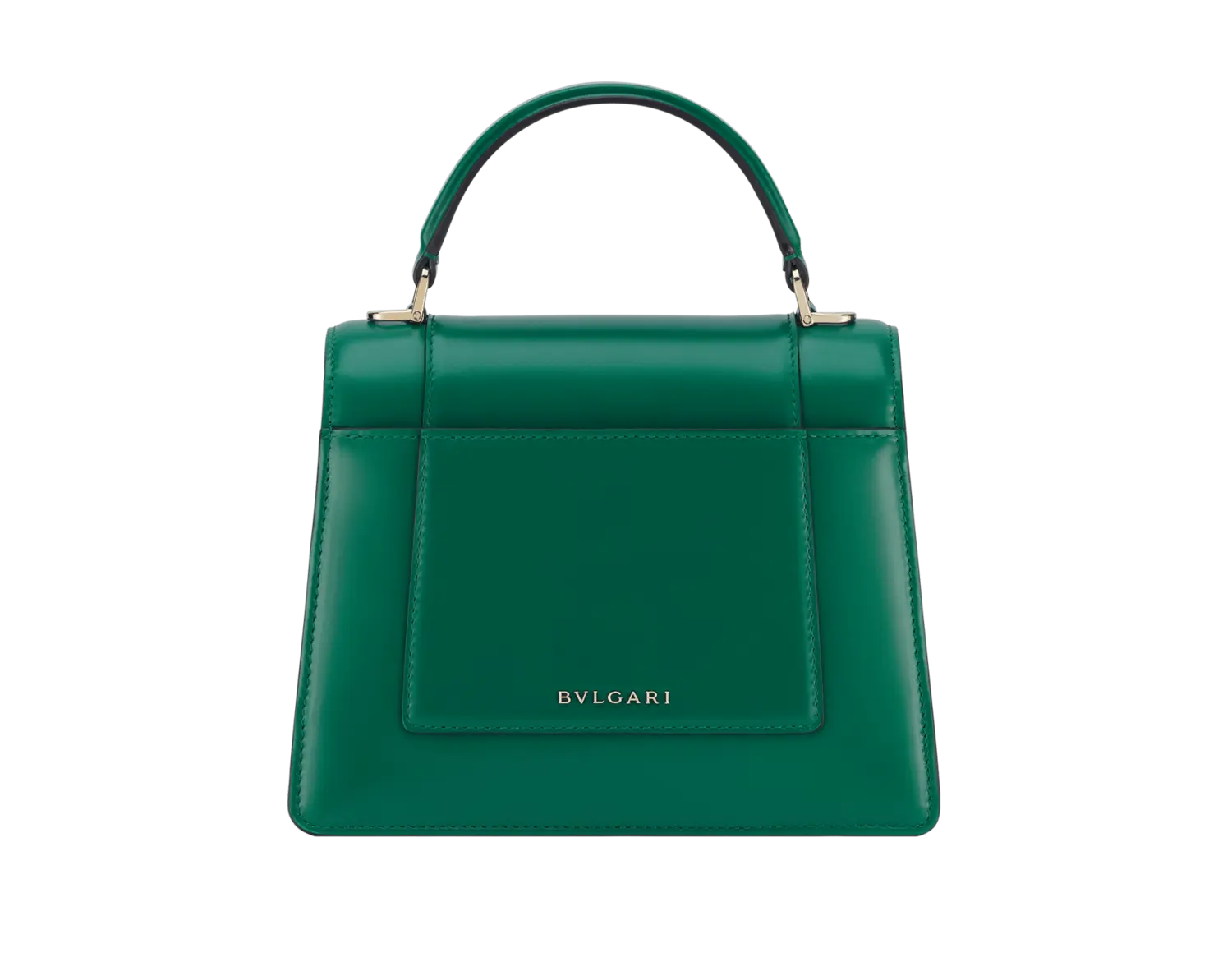 Сумка Serpenti forever среднего размера с верхней ручкой Bvlgari, зеленый — фото 3