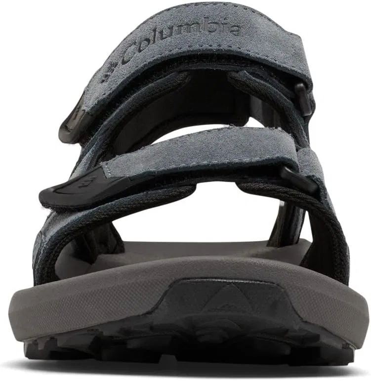 Мужские треккинговые сандалии Columbia Trailstorm Hiker с 3 ремешками, Grey Graphite X Black — фото 3