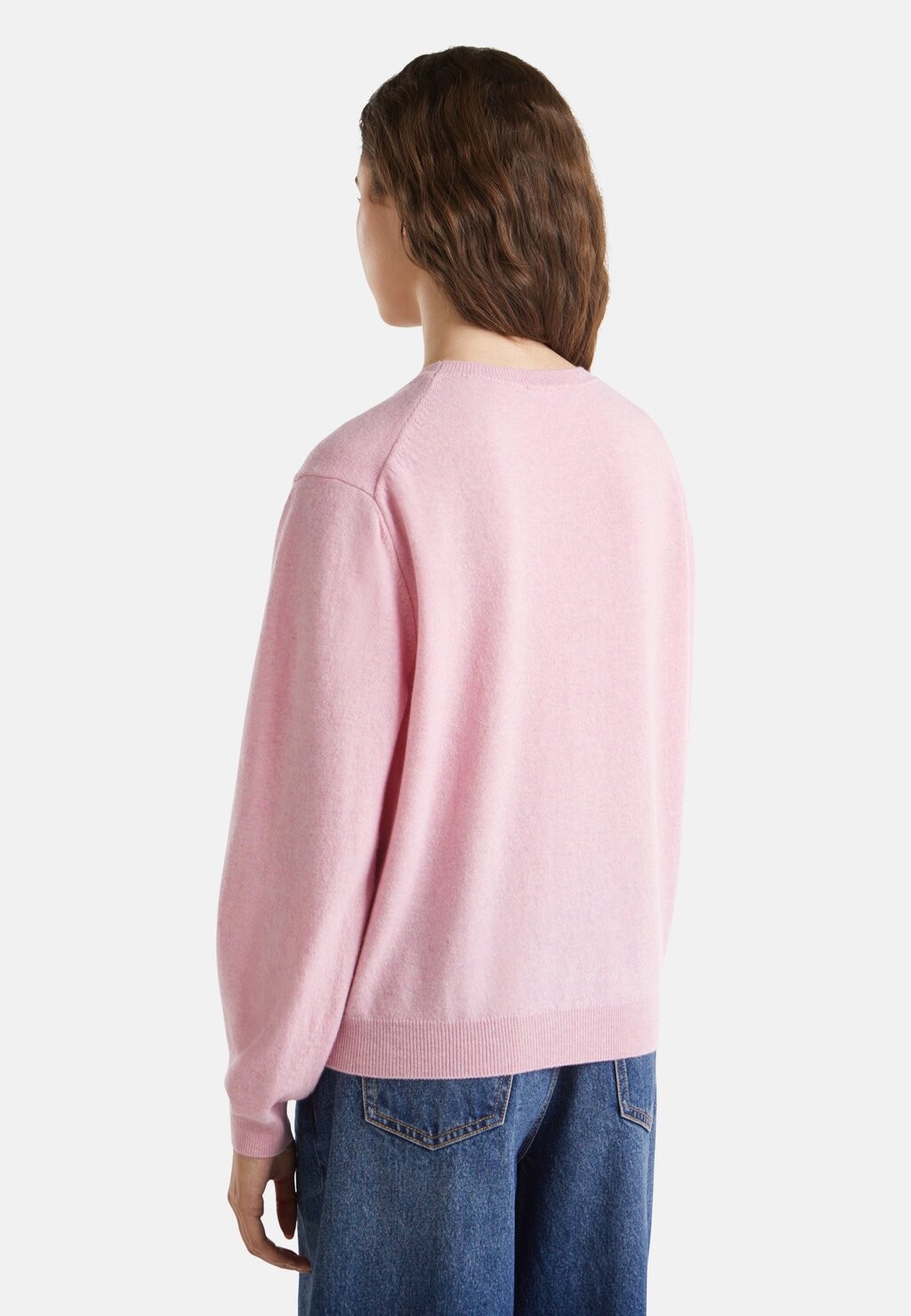 

Джемпер RELAXED FIT PURE United Colors of Benetton, розовый