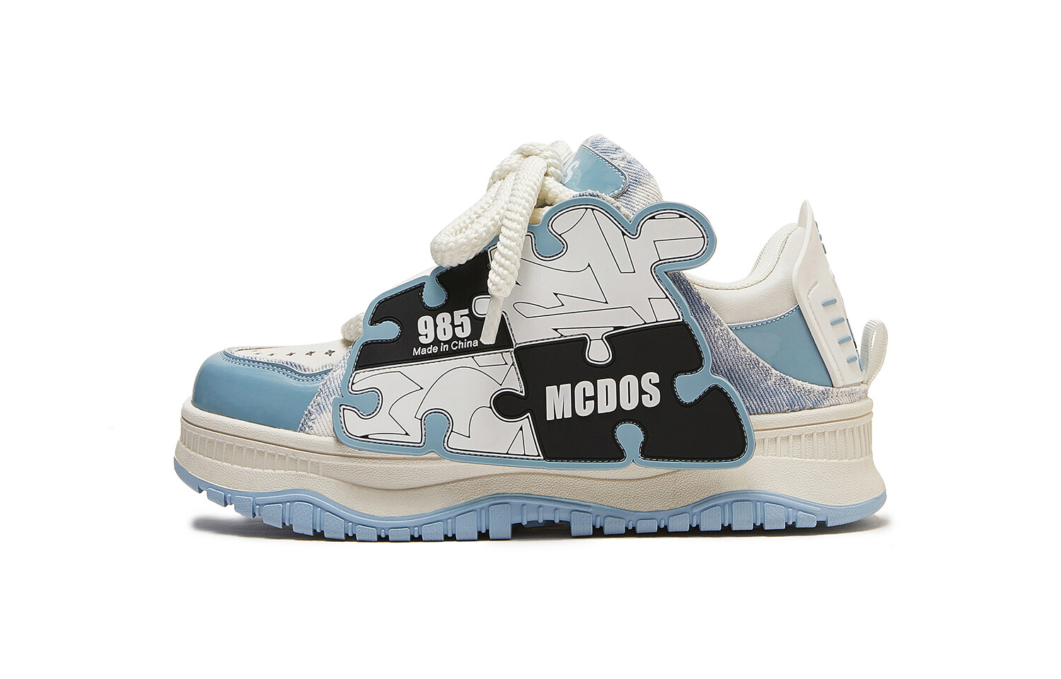 

Кроссовки MC-DOS Skateboarding Shoes Unisex Low-top White/blue, лазурный, Синий, Кроссовки MC-DOS Skateboarding Shoes Unisex Low-top White/blue, лазурный