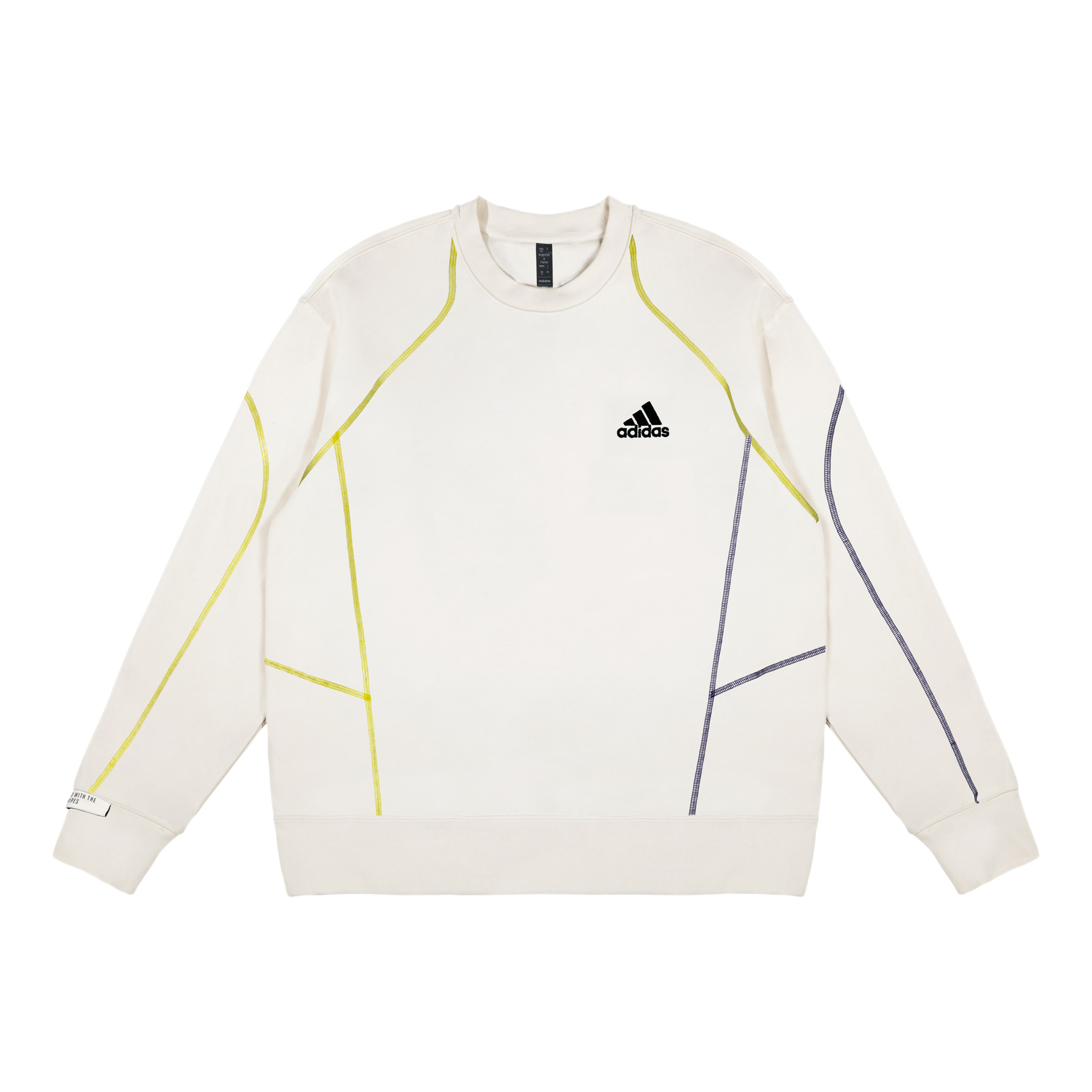 

Свитшот Unisex с 3 полосками Adidas, белый