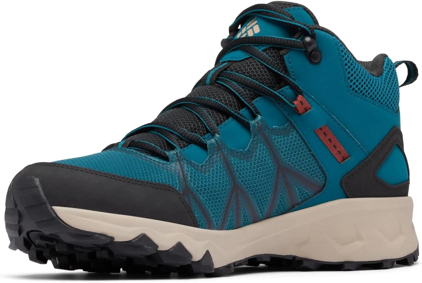 Мужские водонепроницаемые треккинговые и походные ботинки Columbia Peakfreak 2 Mid Outdry, Deep Wave Spice — фото 2