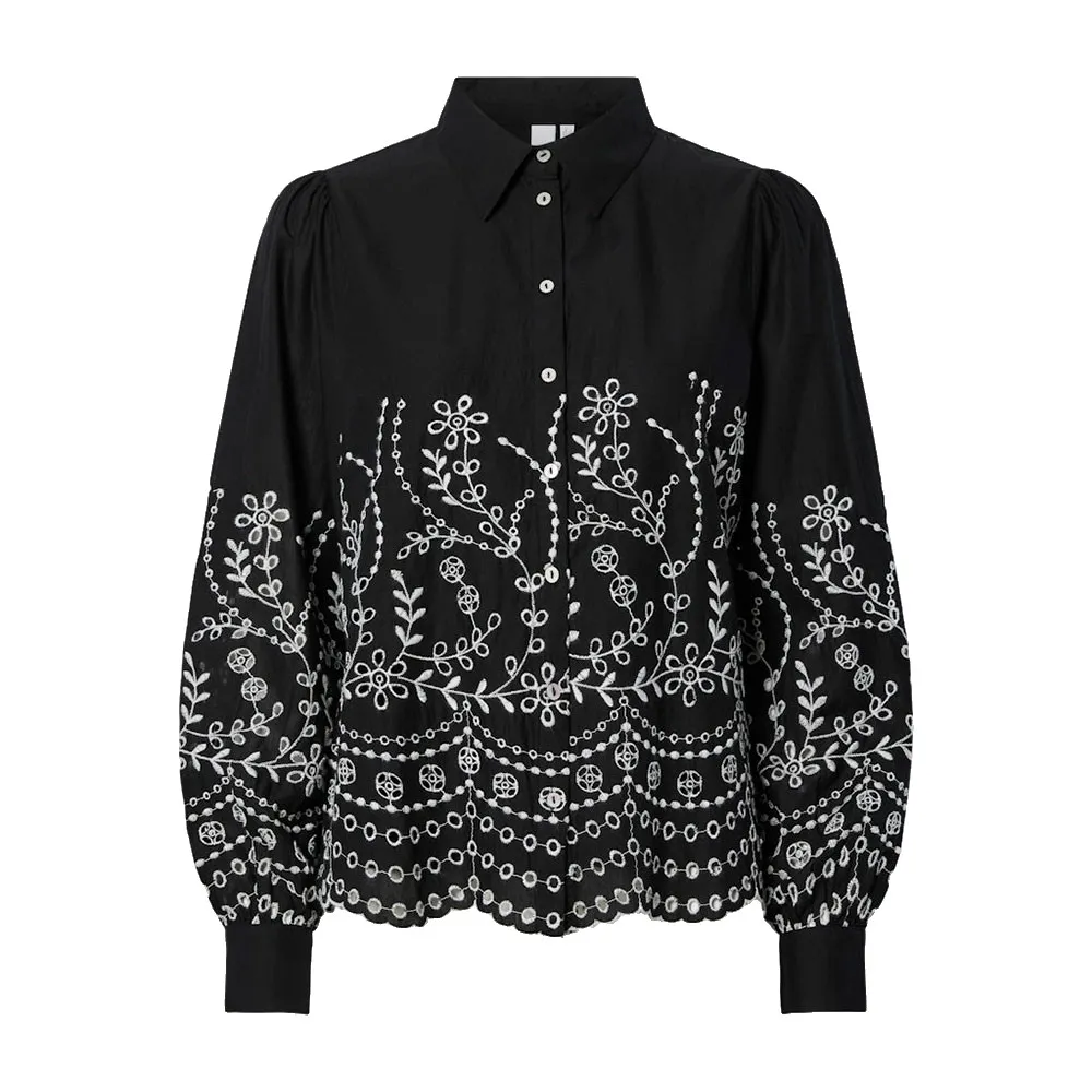 

Рубашка с длинным рукавом Yas Luma, черный