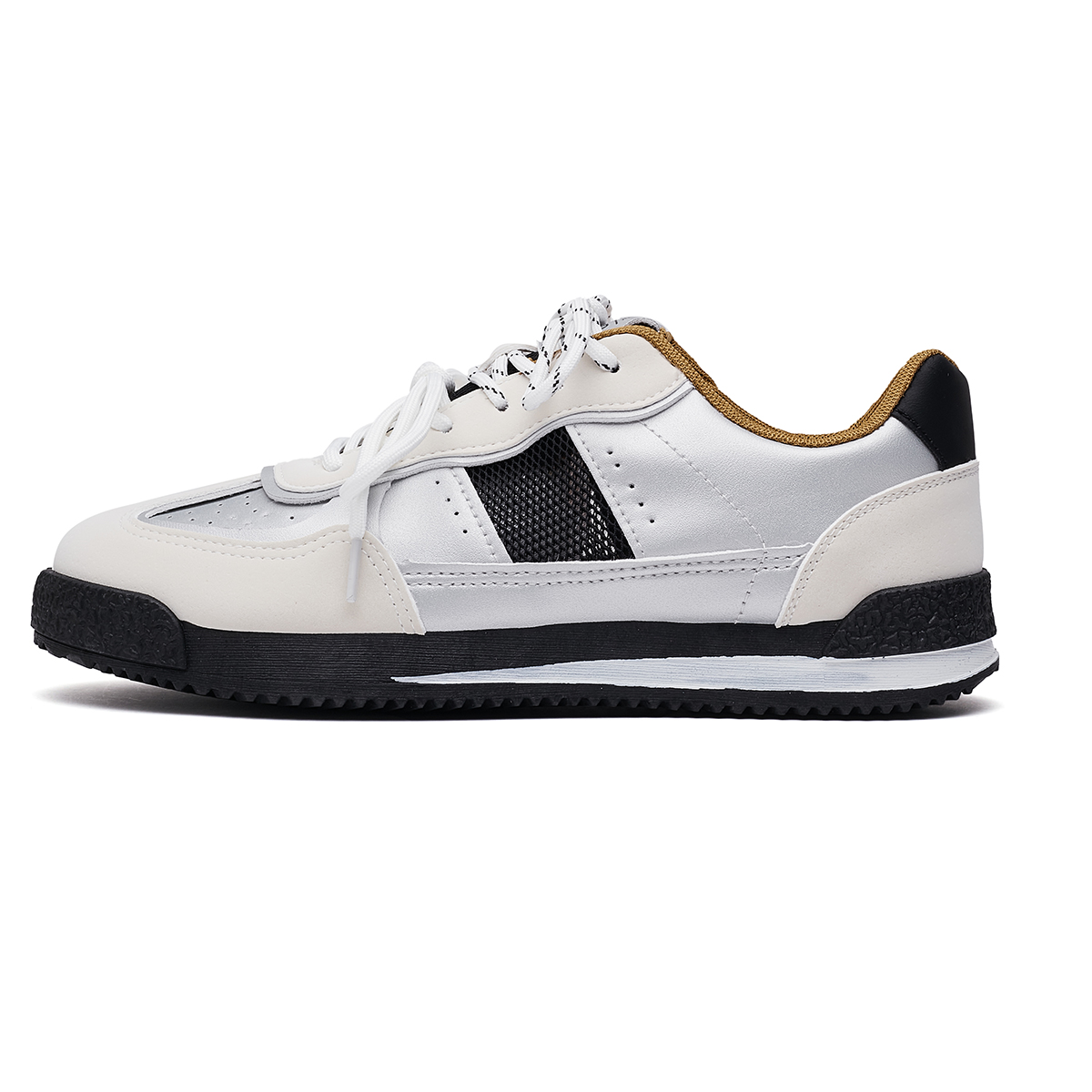 

DGUMI Серебристые мужские низкие повседневные кроссовки с защитой от истирания, дышащие и легкие, цвет Silver