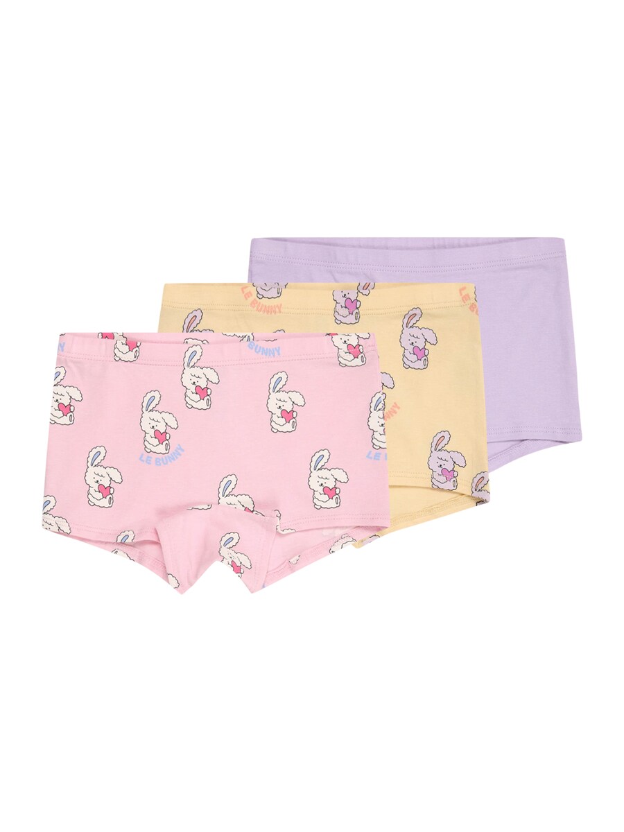 

Трусы Lindex, цвет Pastel yellow/Lilac/Light pink