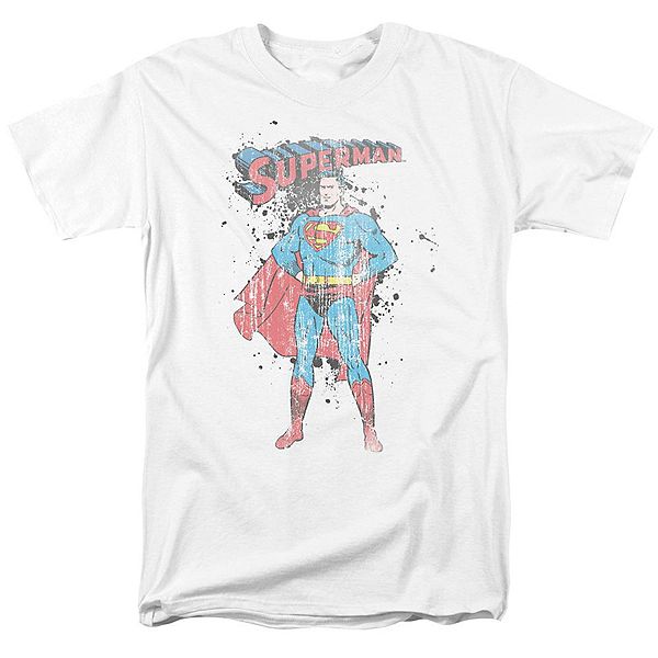 

Футболка с принтом Superman vintage ink splatter Licensed Character