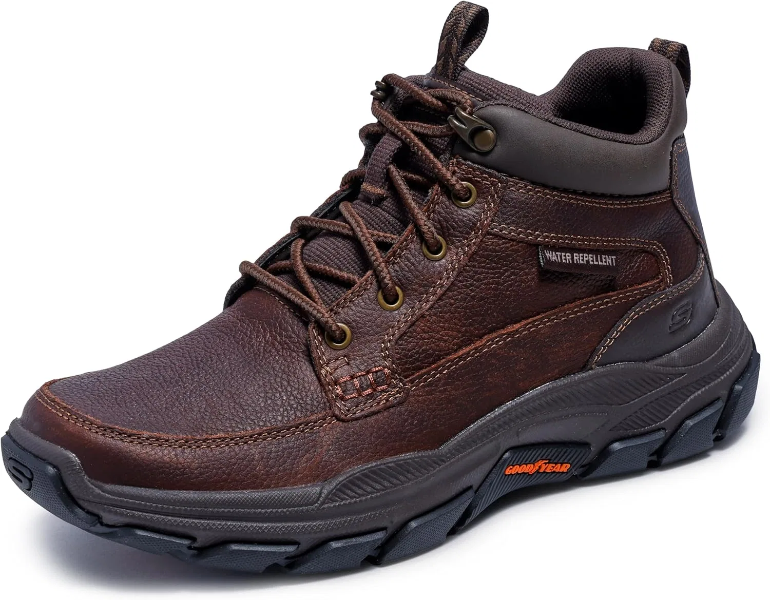 Мужские ботинки Skechers Respected Boswell отличаются превосходным качеством, коричневый