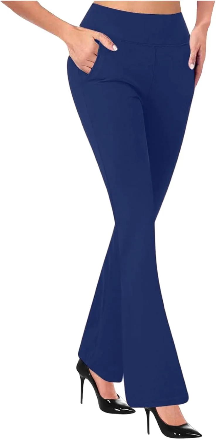 

Брюки женские Business Casual High Waisted Flared Leg с карманами