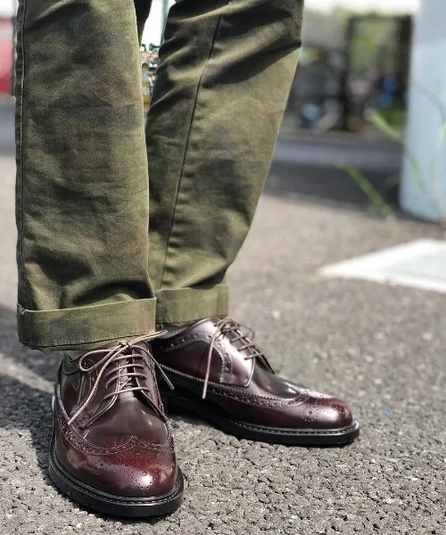 Мужские туфли HARUTA Классические Wingtip 3E 710