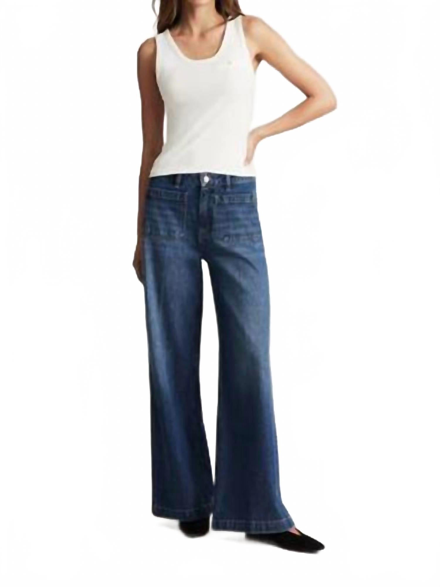 

Mavi Женские джинсы Christine Classic Denim, темно-синие с матовой отделкой