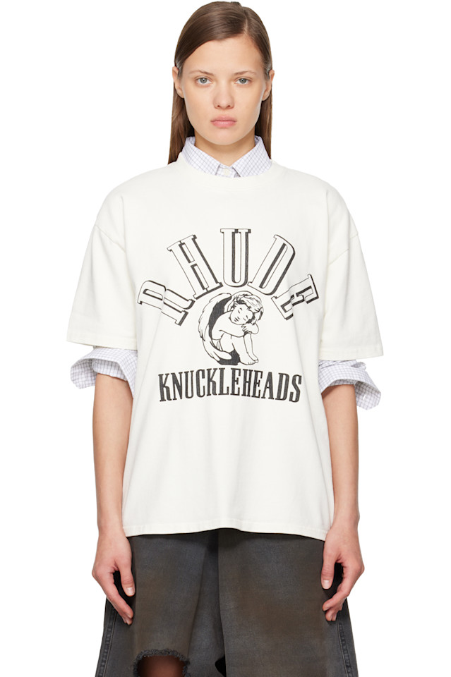 

Rhude Белая футболка "Knuckleheads"