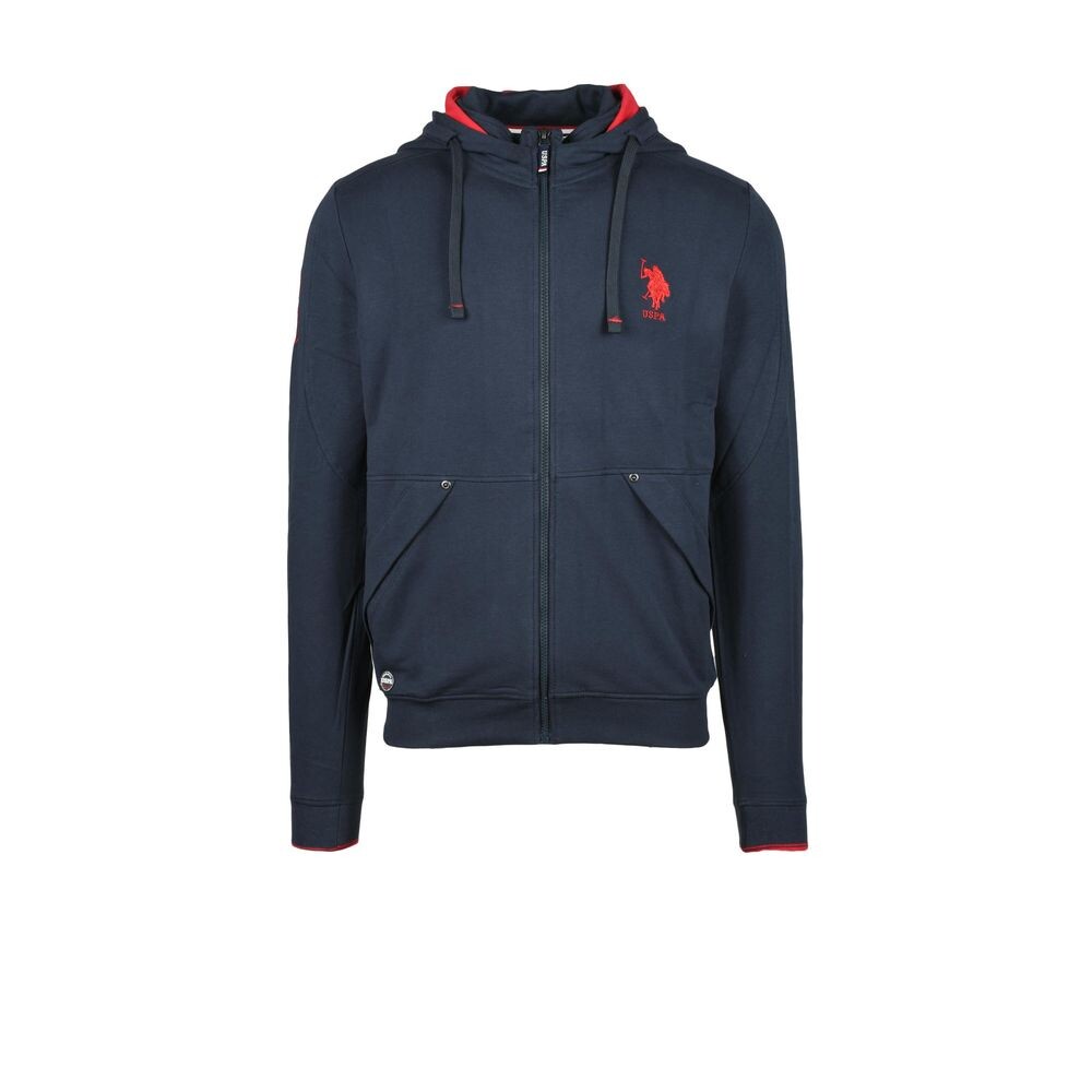 

Синий хлопковый свитер U.S. Polo Assn.
