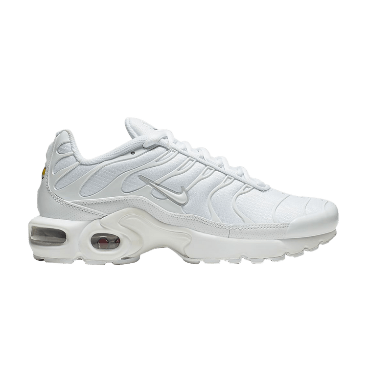 

Кроссовки Nike Air Max Plus GS 'White Metallic Silver', белый