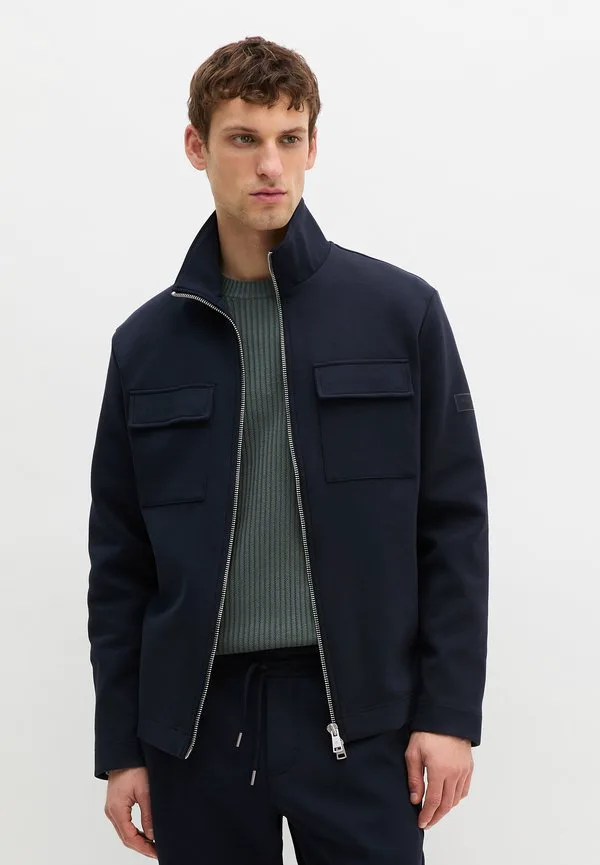 

Толстовка на молнии hochwertigem интерлок Marc O'Polo, Dark Navy, Синий, Толстовка на молнии hochwertigem интерлок Marc O'Polo, Dark Navy