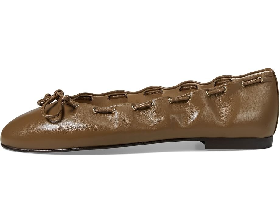 Туфли French Sole Lauren, цвет Dark Camel Napa — фото 4