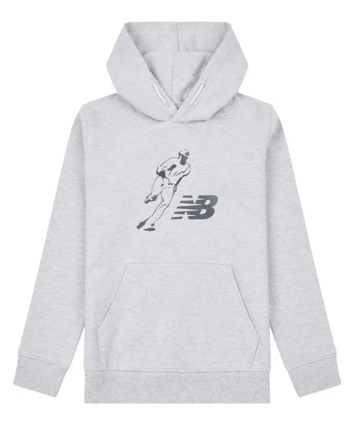 Детская толстовка New Balance Ohtani Signature Collection, серый — фото 2
