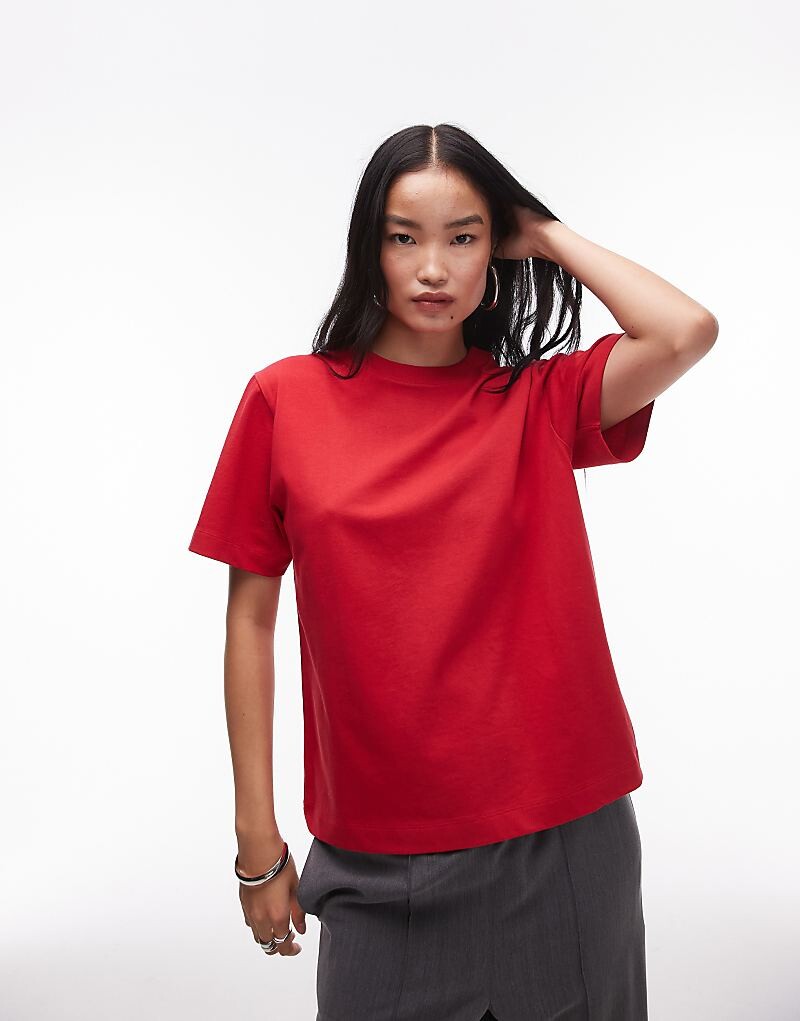 

Topshop – Качественная футболка красного цвета