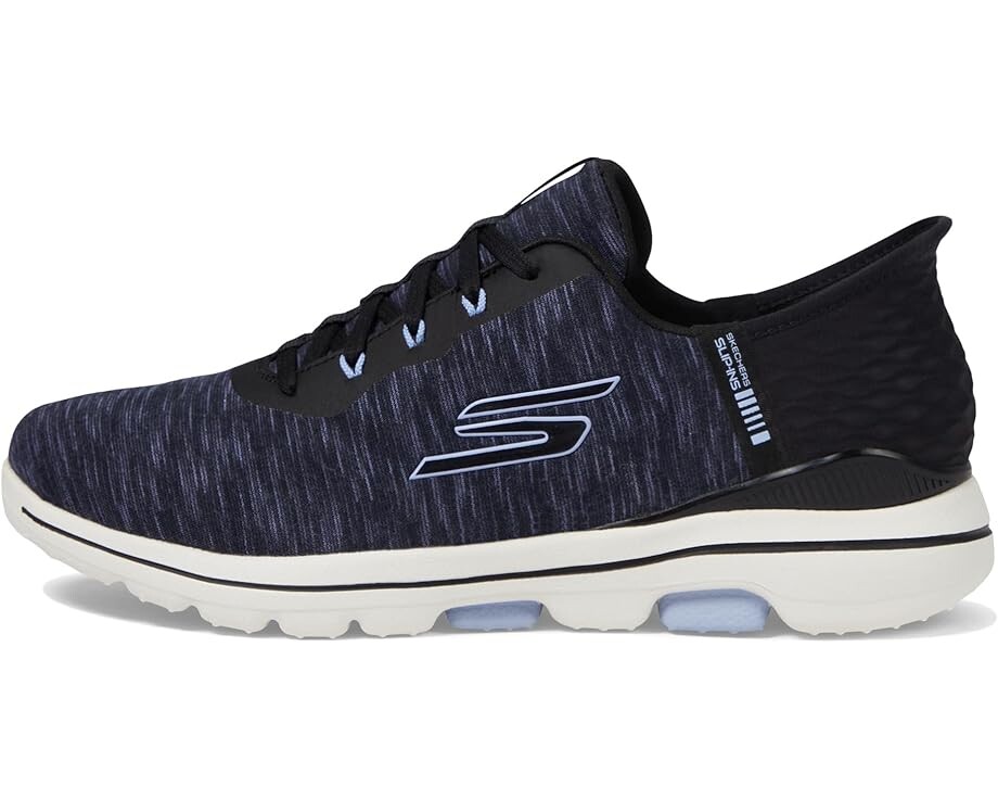 Кроссовки Skechers GO GOLF Go Golf Walk 5 Hands Free Slip-Ins, цвет Black/Lavender — фото 4