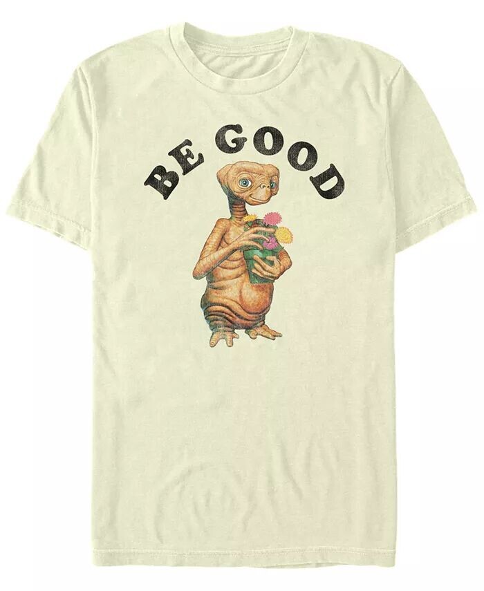 

Футболка с коротким рукавом для мужчин «ET the Extra-Terrestrial Holding Flower Pot» Fifth Sun, коричневый/бежевый