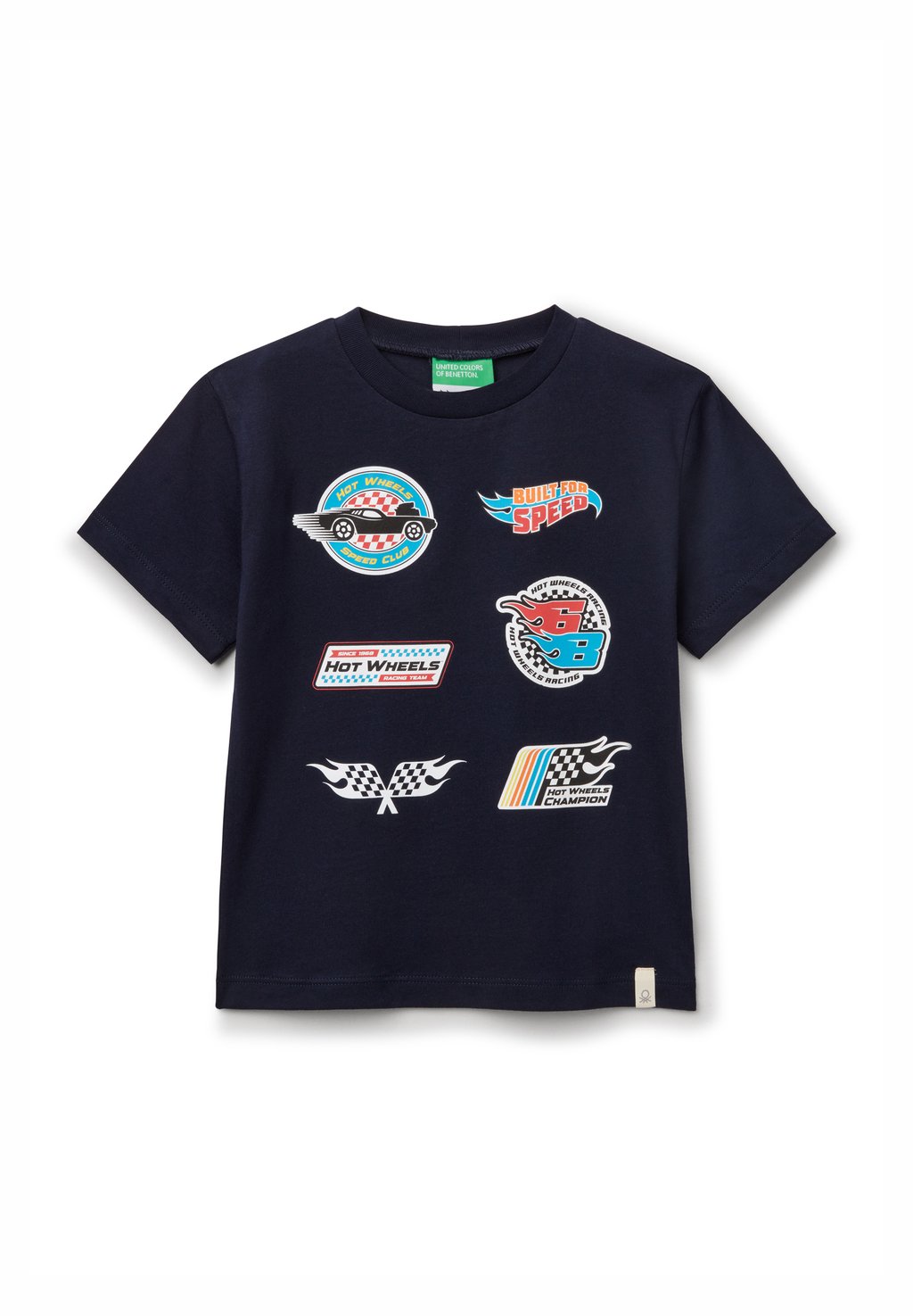 

Футболка с принтом United Colors of Benetton, синий