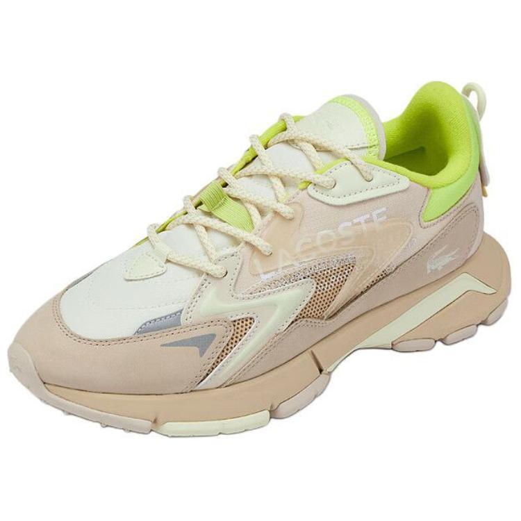 Кроссовки мужские Lifestyle Shoes Men Low-Top Lacoste, цвет Light Yellow — фото 2
