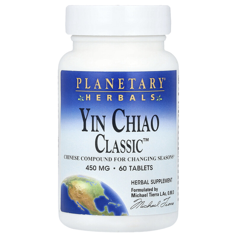 

Planetary Herbals, Yin Chiao Classic , 60 таблеток