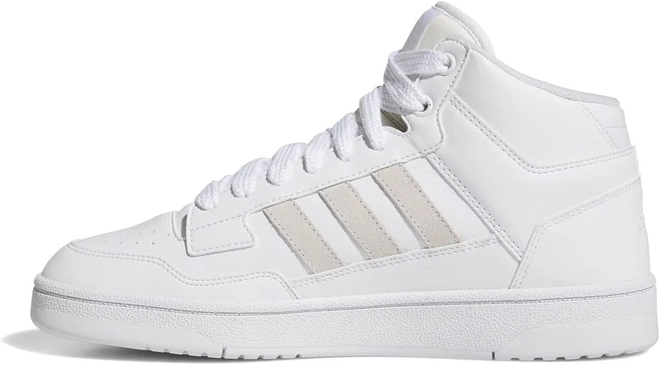 Унисекс кроссовки Adidas Rapid Court Mid, Triple White — фото 2