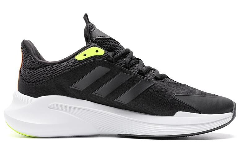 Спортивные кроссовки для бега мужские среднего размера черного цвета Adidas — фото 2
