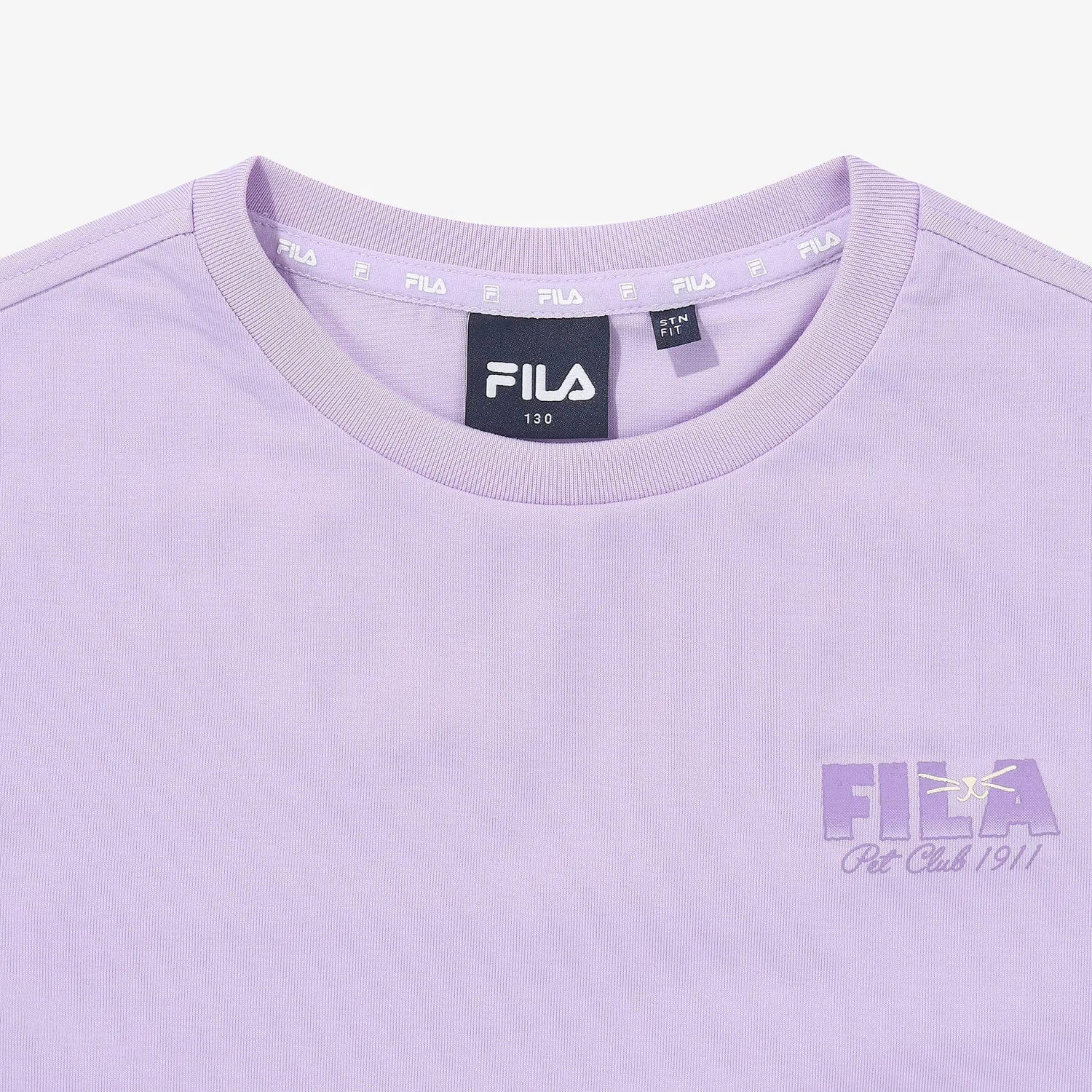 Детская укороченная футболка Drywave Pet Club красного цвета от Fila Kids — фото 3