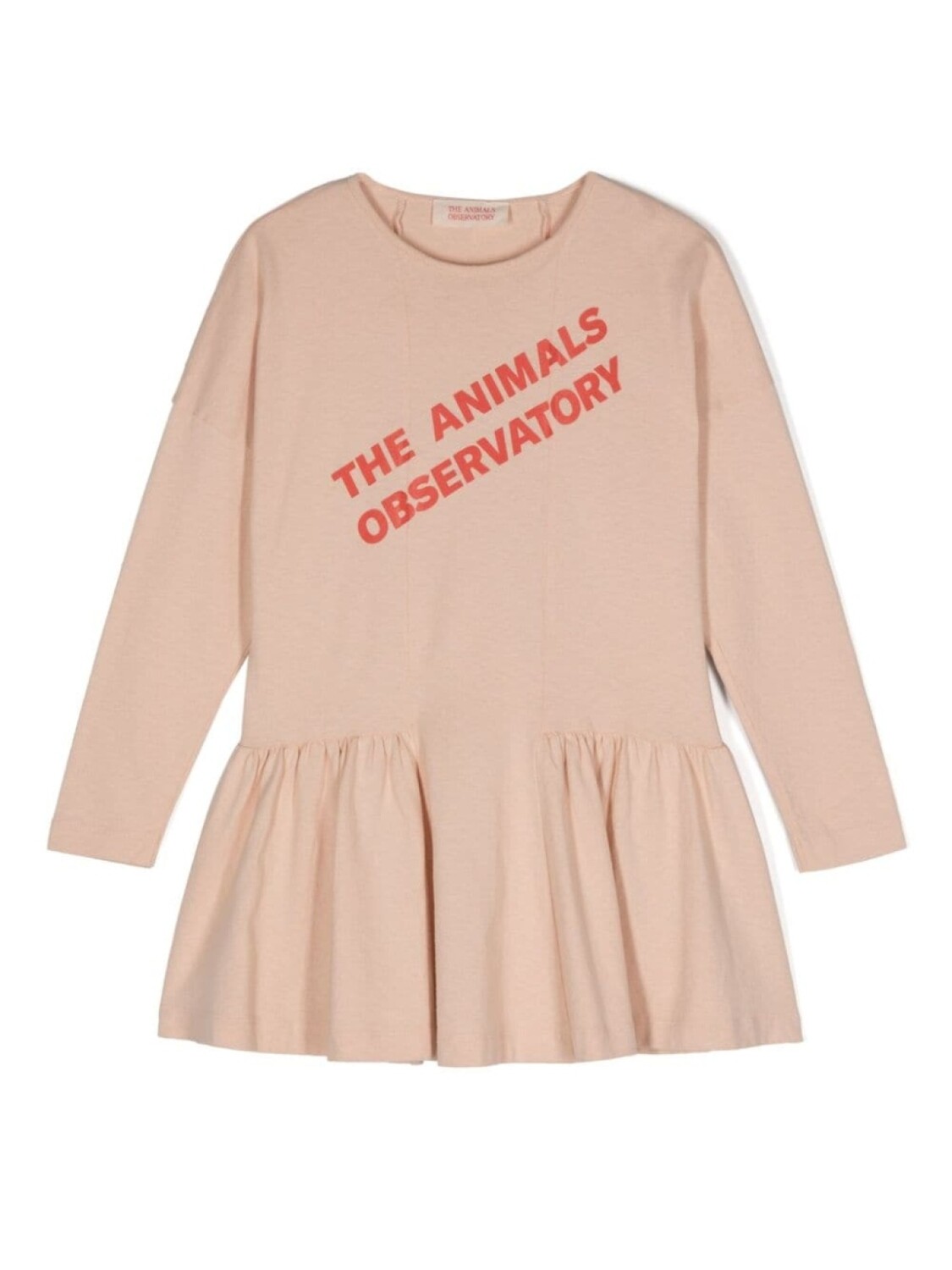 

The Animals Observatory платье Walrus с логотипом, розовый