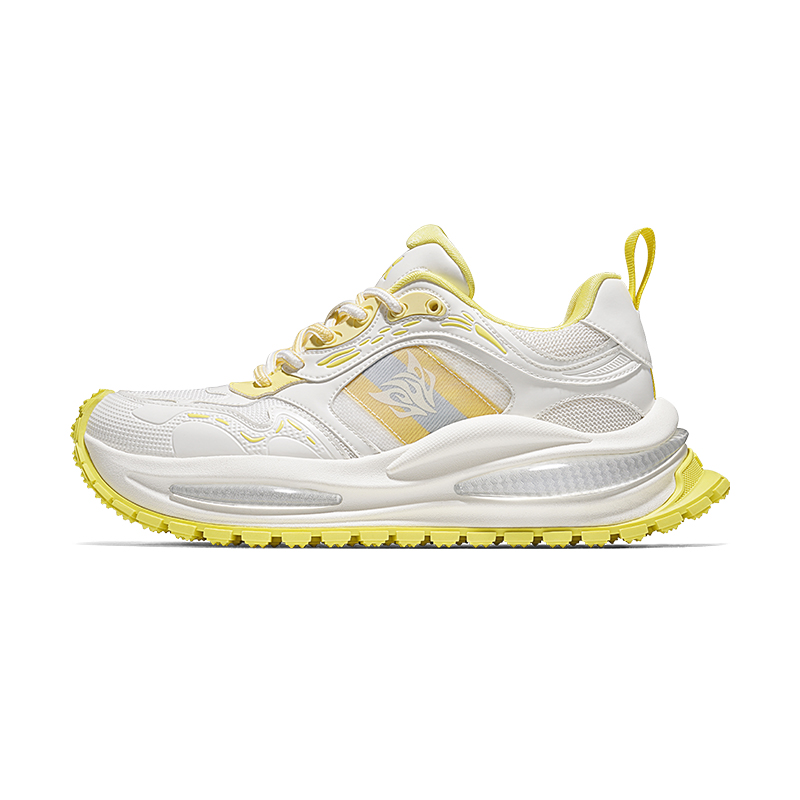 

SALAXI Низкие повседневные кроссовки унисекс бело-желтые, цвет White Yellow