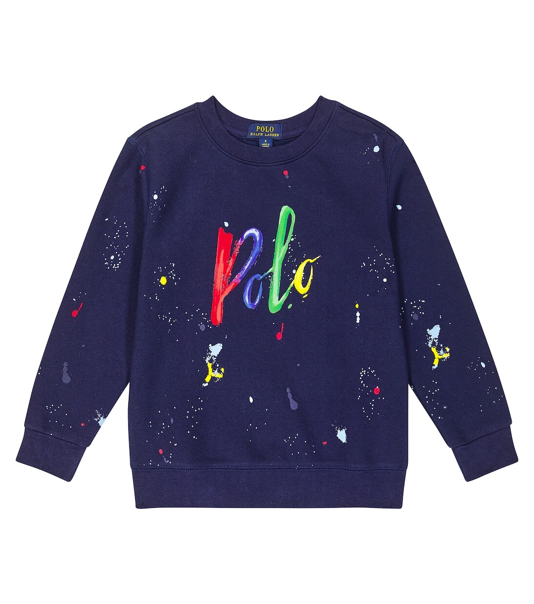

Толстовка из смесового хлопка Polo Ralph Lauren Kids, синий