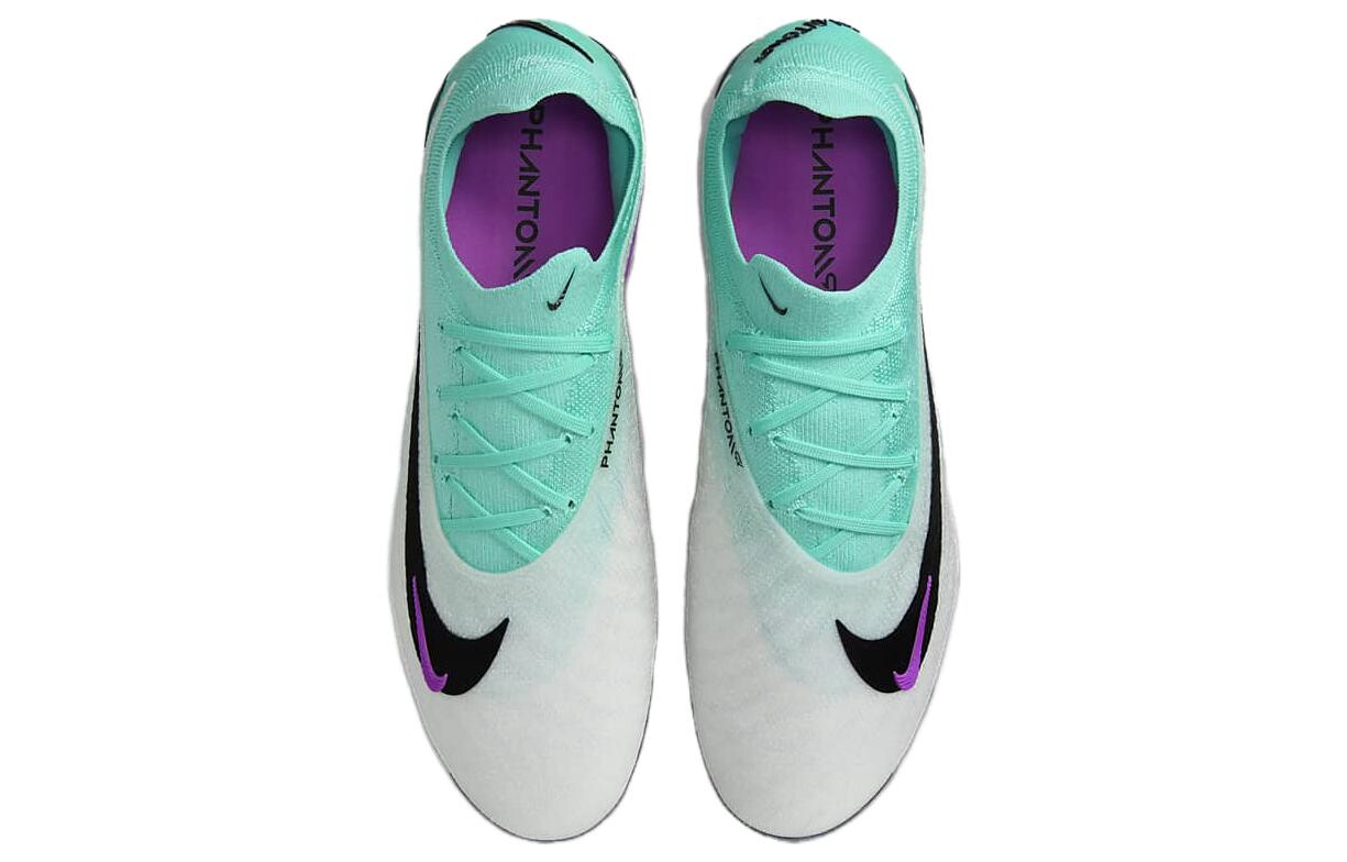 Мужские футбольные кроссовки Nike Phantom GX, Белый/Зеленый — фото 3