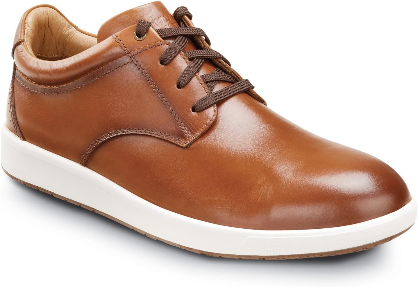Рабочие кроссовки Florsheim Crossover, мужские, с мягким носком, EH, противоскользящая подошва MaxTrax, повседневные рабочие туфли-оксфорды, Cognac — фото 2